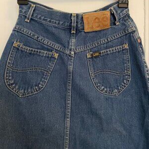 Lee Denim Midi Skirt